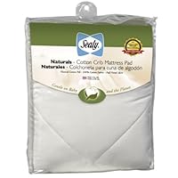 Sealy Natural Cotton Crib Mattress Pad