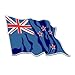 NEW ZEALAND WAVING FLAG - Sticker Decal - #S0148