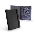 Tuff-Luv Slim Book-Style funda de polipiel para Kindle 4 / 6" E-Ink - Negro