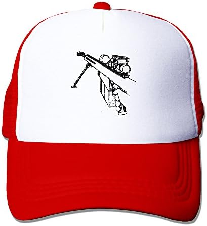 M07H Custom Unisex Personalized Barrett M82a1 Mesh Dancing CapHat Red