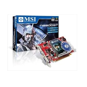 MSI N95GT-MD512-OC GeForce 9500 GT 512MB 128-Bit GDDR2 PCI Express 2.0 x16 HDCP Ready... by MSI
