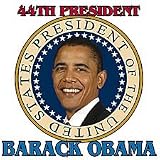 Obama Portrait~44th For Lights Only Adult Long Sleeve T-Shirt