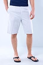 Seersucker Gingham Check Bermuda Short 11"