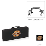 Oklahoma State Cowboys NCAA Picnic Table (Black)