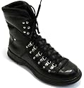 Prada Black Leather Men's Boots, 7.5