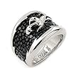 Hematite Stingray Maori Ring