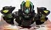 Bakugan Bakutriad Black Darkus Strike Flier 630G WITH DNA CODE {LOOSE NO CARDS}