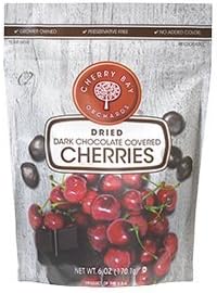 Dark Chocolate Covered Dried Cherries (Case of 12 - 6oz bags)