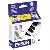 Epson Black Ink Cartridge - Inkjet - 380 Page - Black - 1