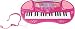 Barbie Keyboard With Microphone
