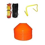 Mini Coach's Kit - (4) 12 Inch Hurdles, 1 Agility Ladder, 50 Cones