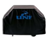 North Dakota State Grill Cover with Bison logo on stylish Black Vinyl by Covers by HBS