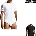 Calvin Klein 3 Stk. BASIC T-SHIRT Baumwolle weiss