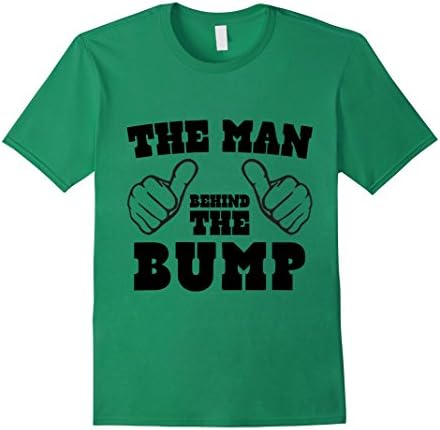 Men's The Man Behind The Bump Men's T-Shirt XL Kelly Green