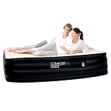 New Bestway Comfort Quest Queen Size Inflatable Dreamair Premium Airbed Flocked Sleeping Surface with Storage Pocket Travel Bag Electric Pump 220/240V Heavy Duty Repair Patch