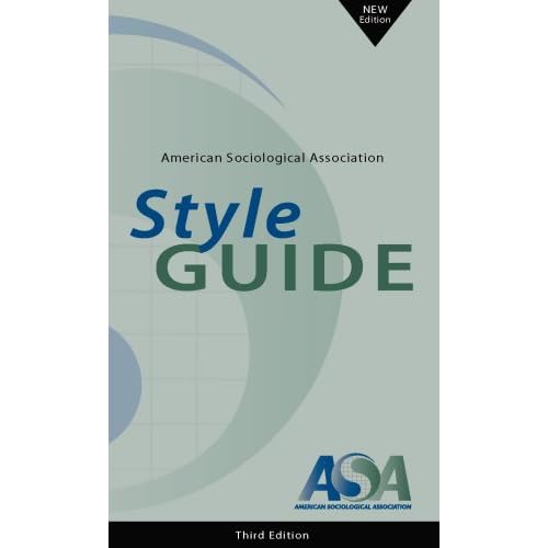 ASA style guide