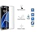 Galaxy S7 Edge Screen Protector, Auto Safety 3D curved Tempered Glass Screen Protector Full Coverage HD Clear Anti-Bubble Military Grade Screen Cover, Edge to Edge (Clear)