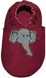 Tibet PLATEAU soft soled infant leather baby shoes SUEDE elephant red