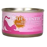 Soulistic Double Happiness Tuna and Crab Surimi Dinner Adult Canned Cat Food in Gelee