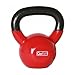 GoFit 15-Pound Red Kettlebell with Vinyl Coating, Iron Core Training DVD and Exercise Booklet