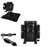 Samsung SCH-A930 Auto Bean Bag Dash Holder with Car Charger - Uses Gomadic TipExchange