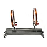 Eisco Labs Helmholtz Coils on base. 400 turns of copper wire on 150mm diameter form