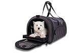 Kobi Pet Carrier - Soft Sided - Airline Approved - Charcoal - Small