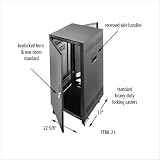 Middle Atlantic PTRK 21MDK - Rack - black, graphite - 21U - 19