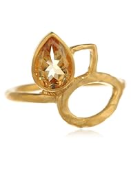 Satya Jewelry "Spring13" Blossoming Citrine Ring