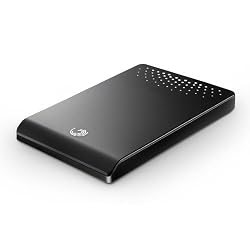 Seagate FreeAgent Go 640 GB Portable Hard Drive - Tuxedo Black (ST906403FAA2E1-RK, Recertified)