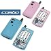 Bargaincell- 2-Piece Value Combo Pack Of Palm Treo 650, 700, 700w, 700p, 700wx PDA Smartphone Protective Silicon Skin Cover Cases- ( Blue + Pink )