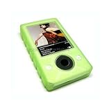 Microsoft Zune 30GB Mp3 Silicone Skin Case - Apple Clear Green