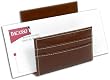 Rustic Brown Leather Letter Holder