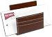 Rustic Brown Leather Letter Holder