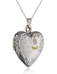 Duragold 14k Gold "I Love You" Heart Locket Necklace, 18"