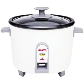 SANYO 5 CUP RICE COOKER BLACK