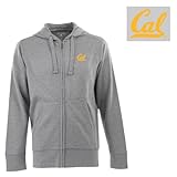 Cal Signature Full Zip Hooded Sweatshirt (Grey)