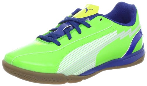 PUMA Evospeed 5 IT Soccer Cleat (Toddler/Little Kid/Big Kid),Jasmine Green/White/Monaco Blue,4.5 M US Big Kid On Sale