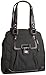 Cross Town AC188-4 Ladies Computer Bag Collection Kensington Vertical Mag Tote with Complimentary Mini Pen In Pen Charm Sleeve (Black Plaid)