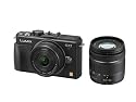 Panasonic デジタル一眼カメラ LUMIX GX1 ダブルズームレンズキット エスプリブラック DMC-GX1W-K