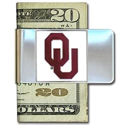 University of Oklahoma Pewter Money Clip NCAA
