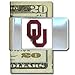 University of Oklahoma Pewter Money Clip NCAA