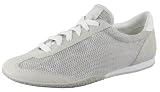COACH Neala Womens Authentic Lace Up Leather Suede Mesh Sneakers Shoes Light Grey