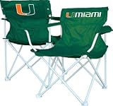 Miami Hurricanes Logo Adult Tailgating Chair by Logo