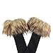 ECOSCO Women Soft Cozy Fuzzy Faux Fur Leg Warmers Socks Boots Cuffs Cover