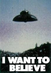 The X-files (I Want to Believe) Art Framed Poster Print - 24" X 36"