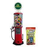 Oregon Ducks NCAA Red Retro Gas Pump Gumball Machine