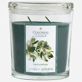 Colonial Candles Fresh Mistletoe 22oz by Colonial at Home Candles