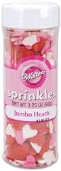 Wilton Jumbo Hearts Sprinkles