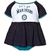 MLB Majestic Seattle Mariners Infant Girls White-Navy Blue Creeper ...